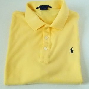 Ralph Lauren Sport Yellow Polo Size Medium